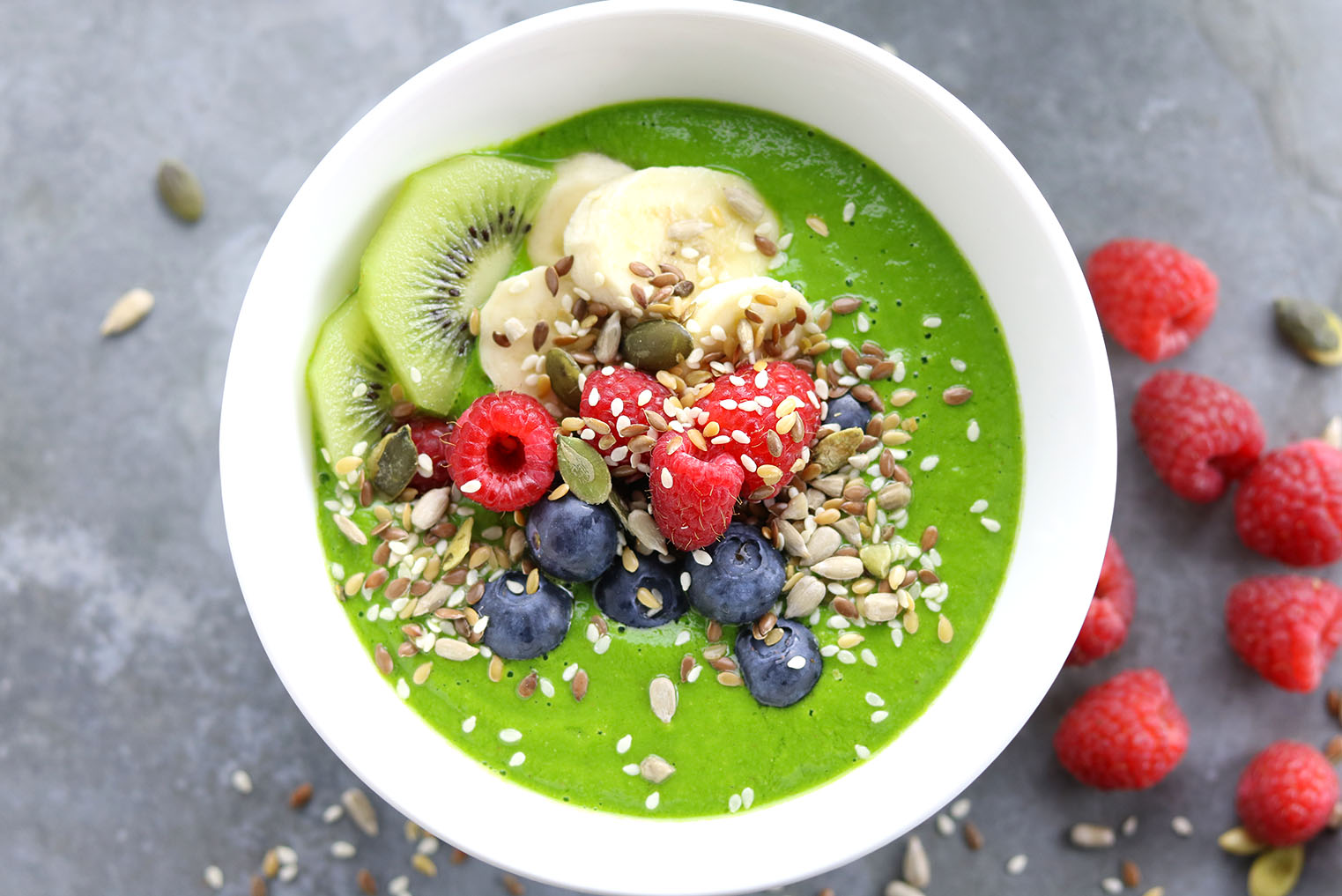 Smoothie bowl verde - Delicioso, nutritivo y saciante